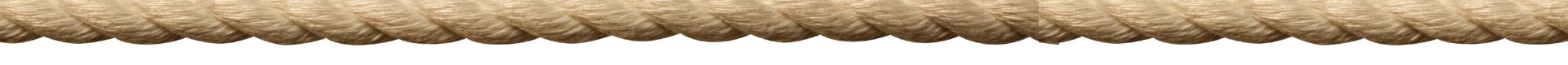 Thick, coiled rope horizontally on a green background.